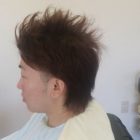 春を感じるスタイル ピンパーマで動きを出して、カラーはナチュラルブラウンの8番サイドはスッキリ2ブロックで!